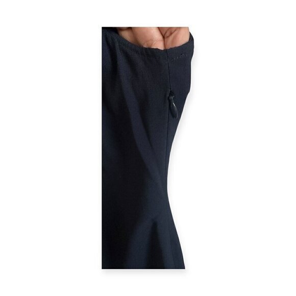 Michele Negri Navy Blue Sleeveless Dress, Size Italian 46 - Picture 9 of 12